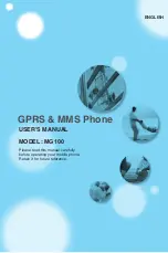 LG MG100 User Manual preview