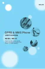 Preview for 1 page of LG MG101 User Manual