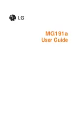 Preview for 1 page of LG MG191a User Manual