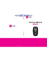 LG MG220 Service Manual preview