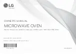 LG MG804 Series Owner'S Manual предпросмотр