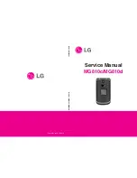 Preview for 1 page of LG MG810c Service Manual