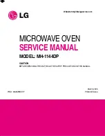 Preview for 1 page of LG MH-1144DP Service Manual