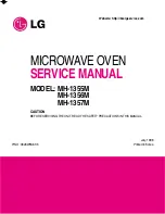 LG MH-1355M Service Manual предпросмотр