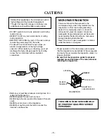 Предварительный просмотр 5 страницы LG MH-1355M Service Manual