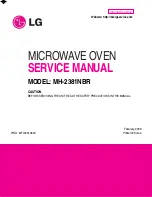 LG MH-2381NBR Service Manual preview