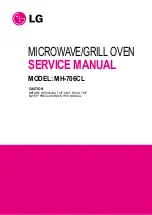 Preview for 1 page of LG MH-706CL Service Manual