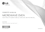 LG MH104 Series Owner'S Manual предпросмотр