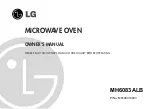 Preview for 1 page of LG MH6083ALB Owner'S Manual