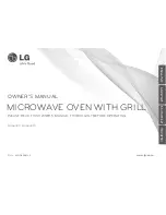 Предварительный просмотр 1 страницы LG MH6340F Owner'S Manual