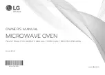 LG MH6342BM Owner'S Manual предпросмотр