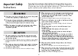 Предварительный просмотр 6 страницы LG MH6383BAC Owner'S Manual