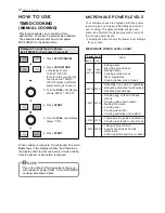 Предварительный просмотр 12 страницы LG MH656 Series Owner'S Manual