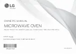 LG MH684 Series Owner'S Manual предпросмотр