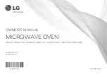 LG MH6843GARS Owner'S Manual preview