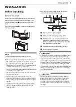 Предварительный просмотр 5 страницы LG MHEC173 Series Installation Manual