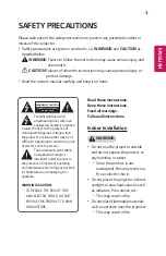 Preview for 3 page of LG MiniBeam HF60FG Owner'S Manual