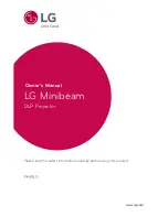 Preview for 1 page of LG Minibeam PH550 Owner'S Manual