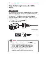 Предварительный просмотр 126 страницы LG Minibeam Pro PF1500 Owner'S Manual