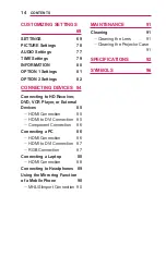 Preview for 14 page of LG MiniBeam PW1500GB Owner'S Manual