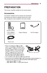 Preview for 15 page of LG MiniBeam PW1500GB Owner'S Manual