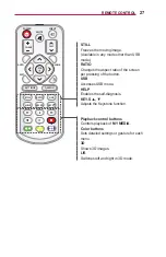 Preview for 27 page of LG MiniBeam PW1500GB Owner'S Manual