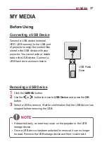 Preview for 37 page of LG MiniBeam PW1500GB Owner'S Manual