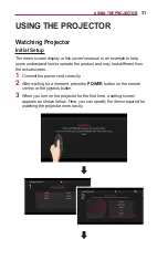 Preview for 31 page of LG MiniBeam UST PF1000UT Owner'S Manual