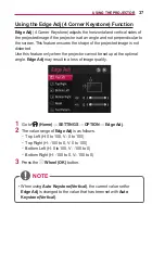 Preview for 37 page of LG MiniBeam UST PF1000UT Owner'S Manual