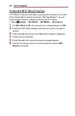 Preview for 48 page of LG MiniBeam UST PF1000UT Owner'S Manual