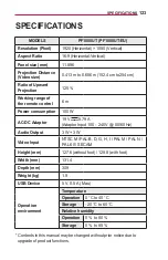 Предварительный просмотр 123 страницы LG MiniBeam UST PF1000UT Owner'S Manual