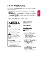 Preview for 3 page of LG Minibeam UST Owner'S Manual