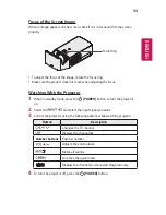 Preview for 33 page of LG Minibeam UST Owner'S Manual