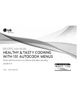 LG MJ3281CG Recipe Manual предпросмотр