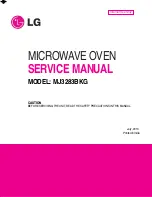 Предварительный просмотр 1 страницы LG MJ3283BKG Service Manual