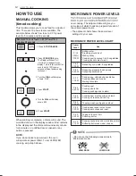 Предварительный просмотр 12 страницы LG MJ3966ABS Owner'S Manual