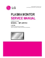 LG MP-42PZ12 Service Manual предпросмотр