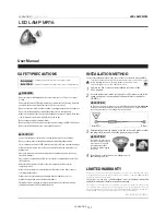 Preview for 1 page of LG MR16 User Manual