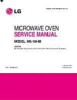 LG MS-1044B Service Manual предпросмотр