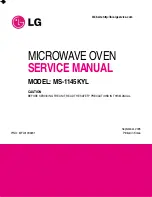 Предварительный просмотр 1 страницы LG MS-1145KYL Service Manual