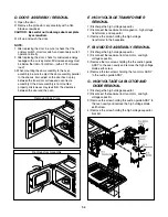 Предварительный просмотр 14 страницы LG MS-1145KYL Service Manual