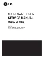 LG MS-114ML Service Manual предпросмотр