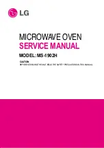 LG MS-1902H Service Manual preview