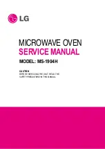 Preview for 1 page of LG MS-1904H Service Manual