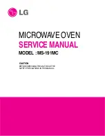 Предварительный просмотр 1 страницы LG MS-191MC Service Manual