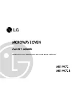 Предварительный просмотр 1 страницы LG MS-1947C Owner'S Manual