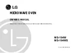 LG MS-194W Owner'S Manual предпросмотр