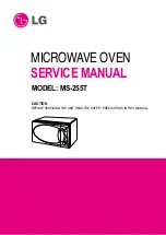 Предварительный просмотр 1 страницы LG MS-255T Service Manual