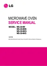 Предварительный просмотр 1 страницы LG MS-304W Service Manual