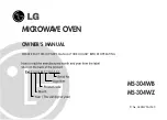 LG MS-304WB Owner'S Manual preview